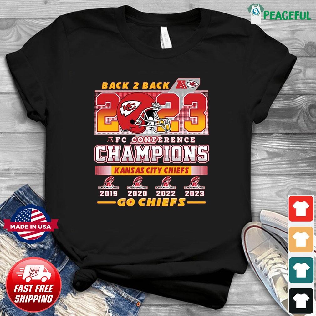 Official Back 2 Back AFC Conference Champions Kansas City Chiefs Go Chiefs Shirt