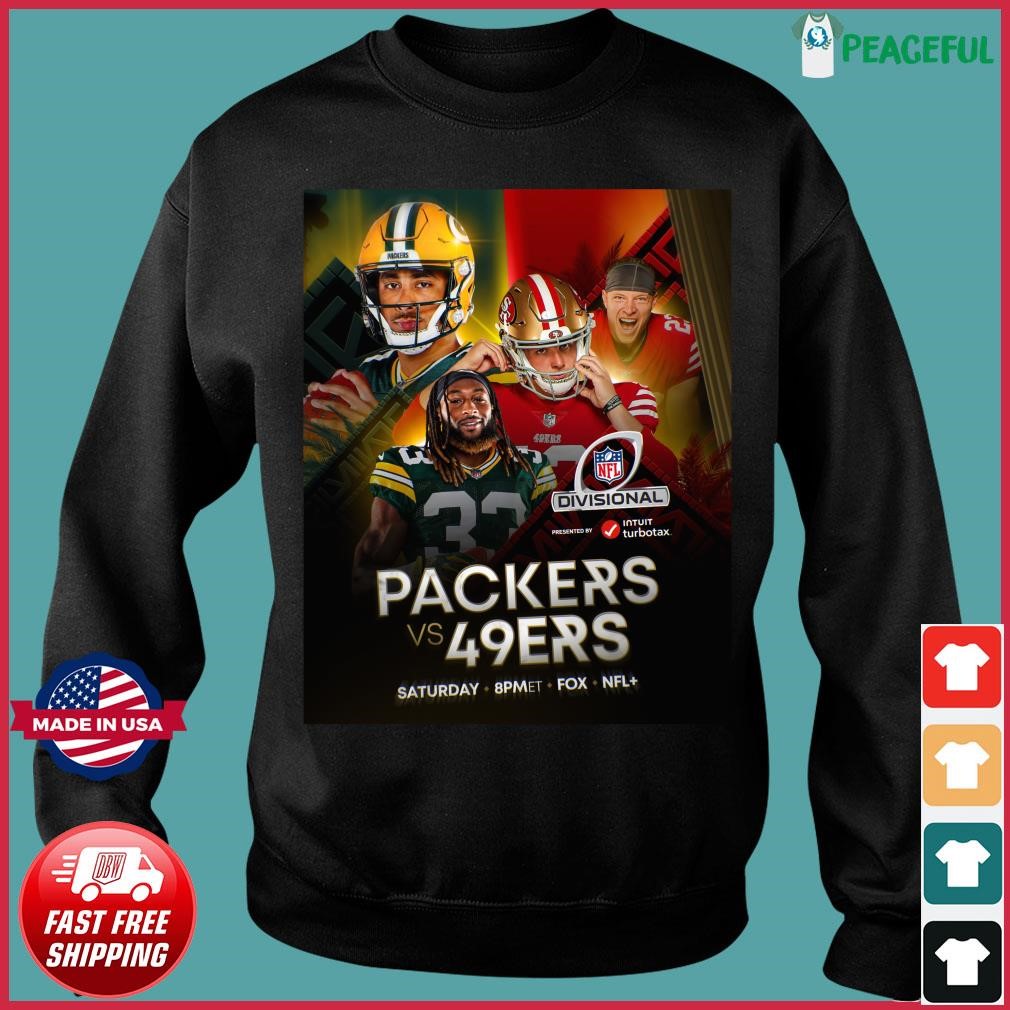 Official Packers Vs 49ers 2023-2024 NFL Divisional Game Shirt, hoodie ...