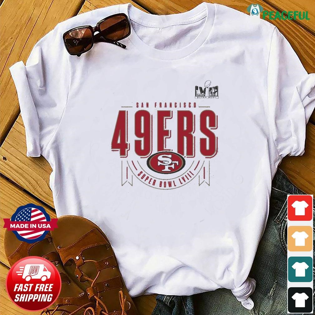 Official San Francisco 49ers Women's Super Bowl LVIII Plus Size Quick Pass  Shirt, hoodie, sweater and long sleeve