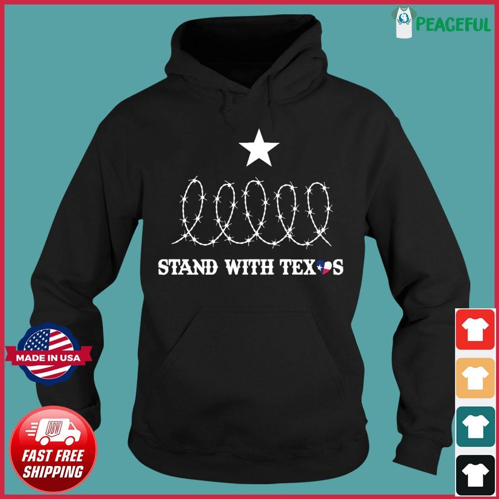 Texas Razor Wire - Stand With Texas Heart Shirt Hoodie.jpg