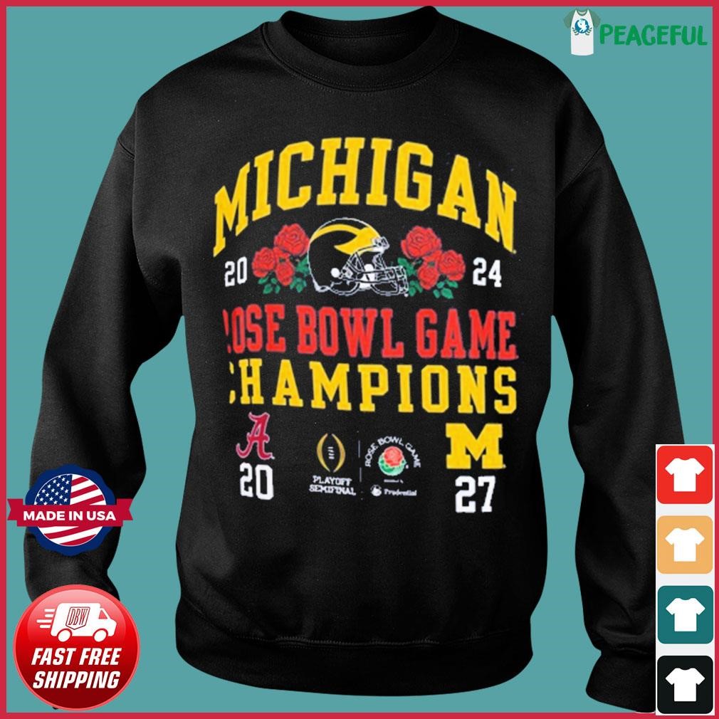 The University of Michigan Rose Bowl Game Champions 2024 Finals Score