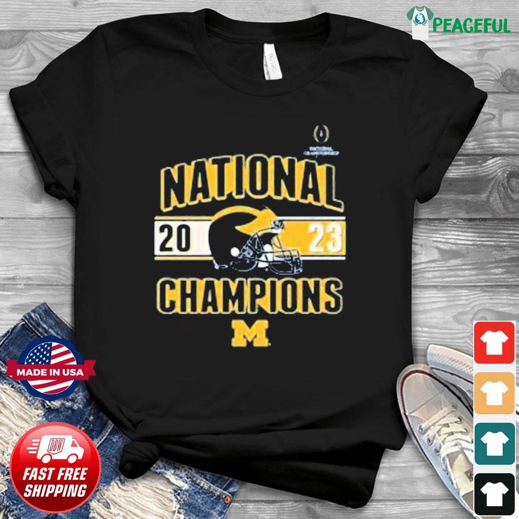 Michigan Wolverines College Football Playoff 2023 National Champions Shirt