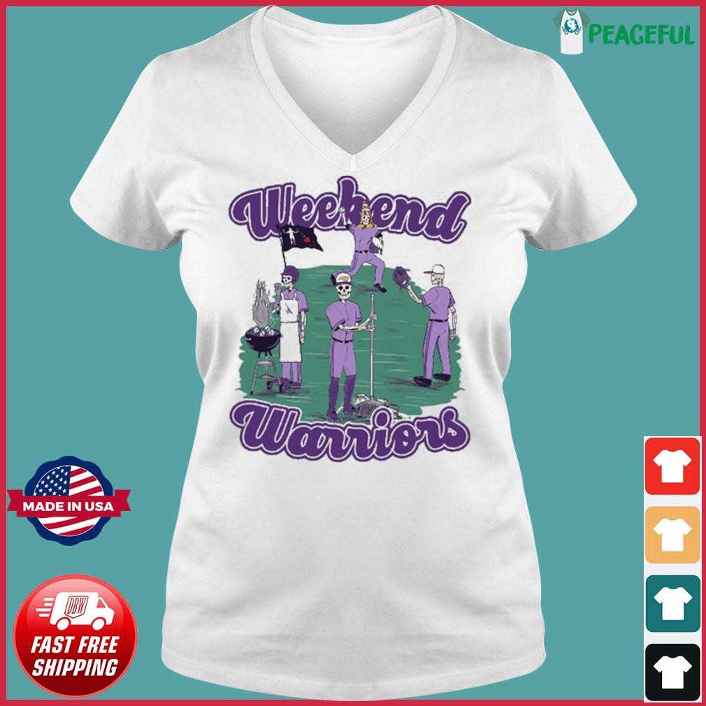 ECU Baseball Weekend Warriors Shirt Ladies V-neck Tee.jpg