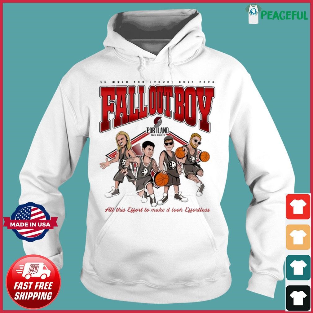 Fall Out Boy X Portland Trail Blazer 2024 Caricature Shirt Hoodie.jpg