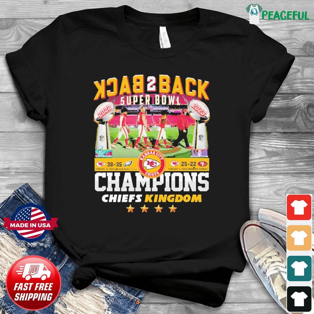 Kansas City Chiefs Abbey Road Back To Back Super Bowl Champions Chiefs Kingdom Shirt