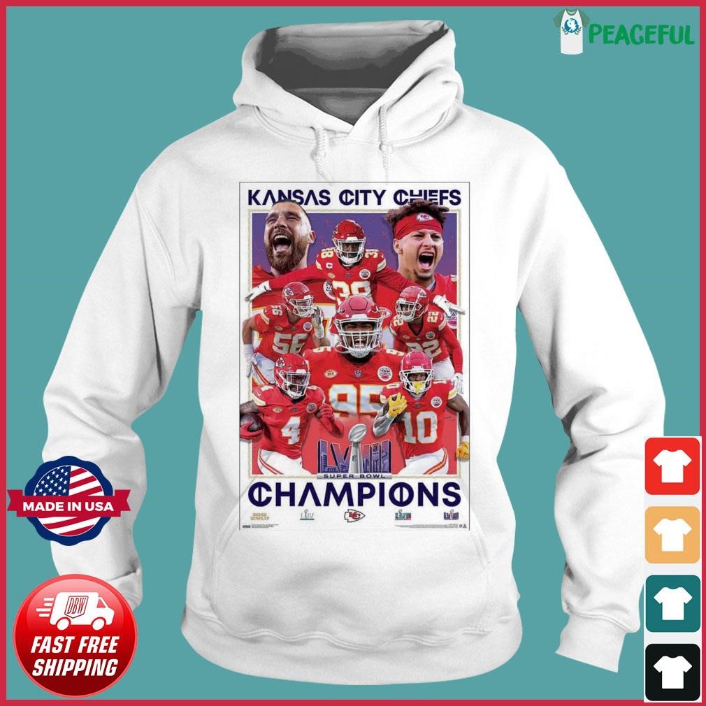 Kansas City Chiefs Super Bowl LVIII Champions Unframed Poster Shirt Hoodie.jpg