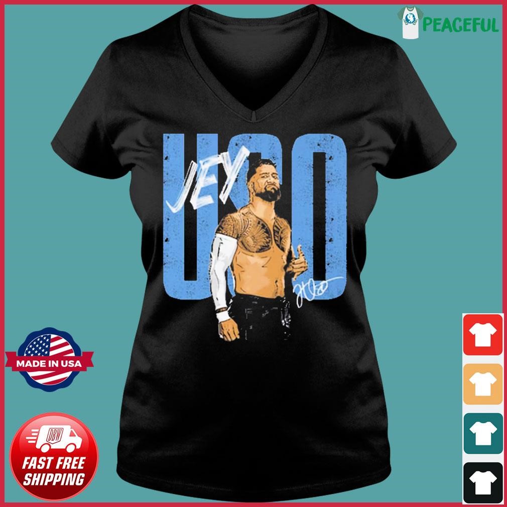 Official Jey Uso The Rock 500 Dollar Shirt Ladies V-neck Tee.jpg