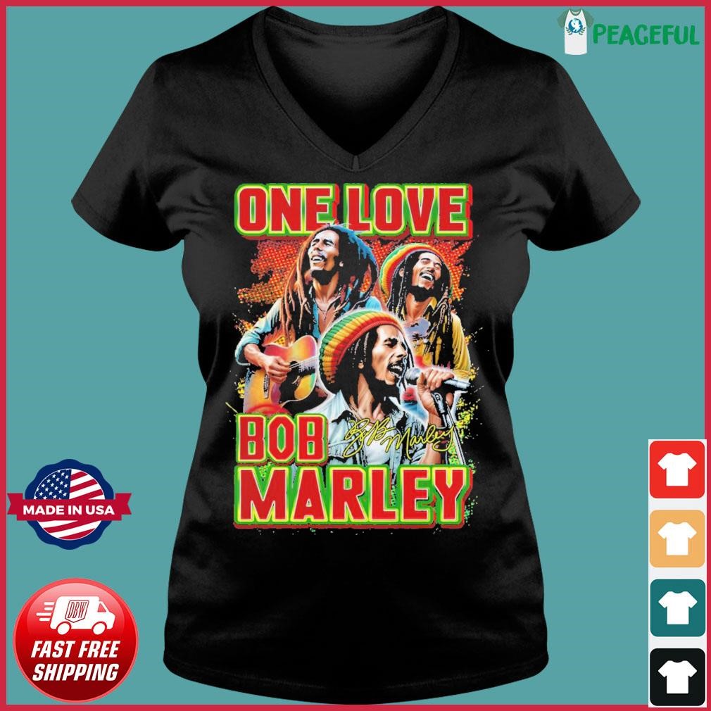 Rip Bob Marley One Love Bob Marley Signatures Shirt, hoodie, sweater ...