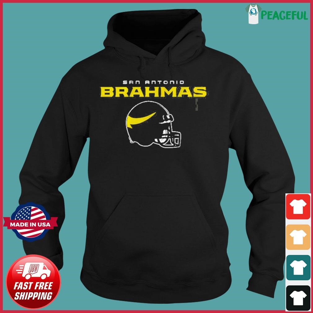 San Antonio Brahmas Ufl Vintage Helmet Shirt Hoodie.jpg