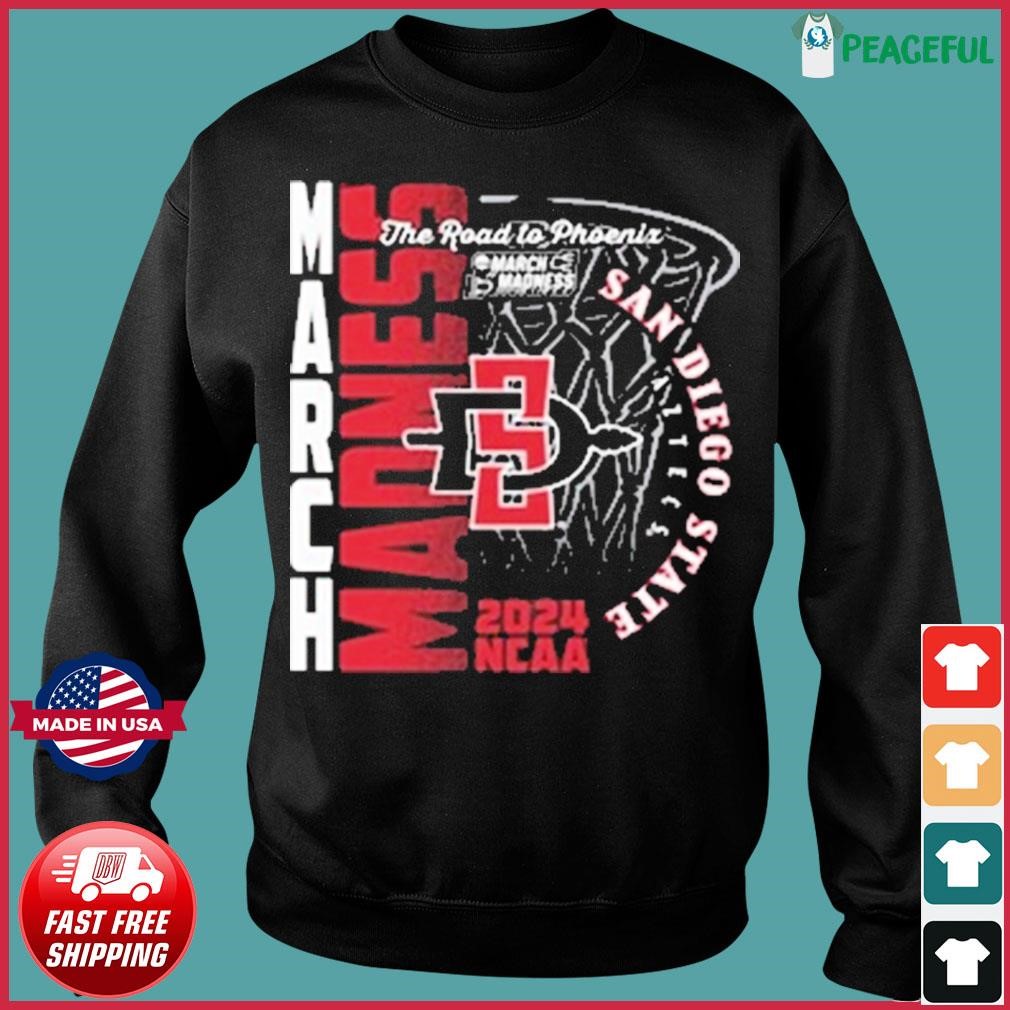 2024 SDSU Aztecs Men's Basketball March Madness Shirt, hoodie, sweater