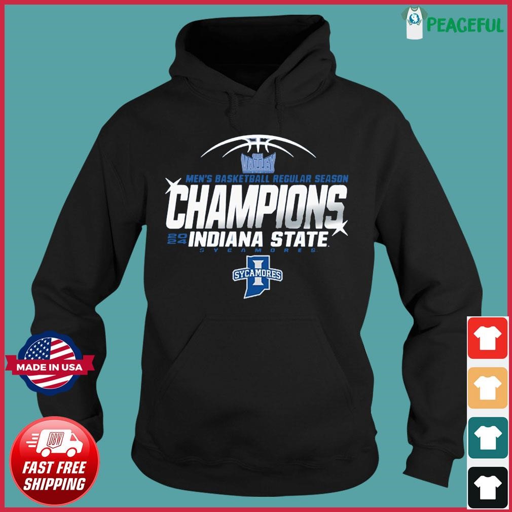 Indiana State Sycamores 2024 Missouri Valley Men's Basketball Regular Season Champions Shirt Hoodie.jpg