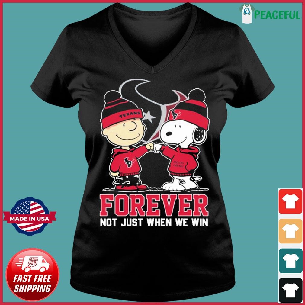 Snoopy Fist Bump Charlie Brown Houston Texans Forever Not Just When We ...