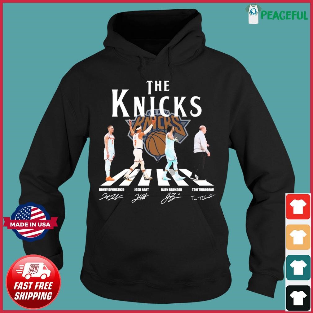 New York Knicks Abbey Road 2024 Signatures Shirt