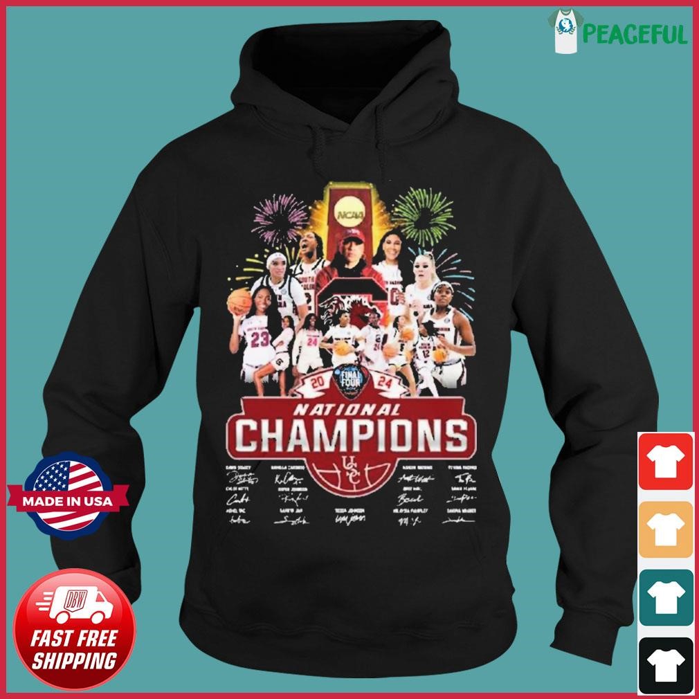 Official Gamecocks 2024 National Champions Signature Shirt