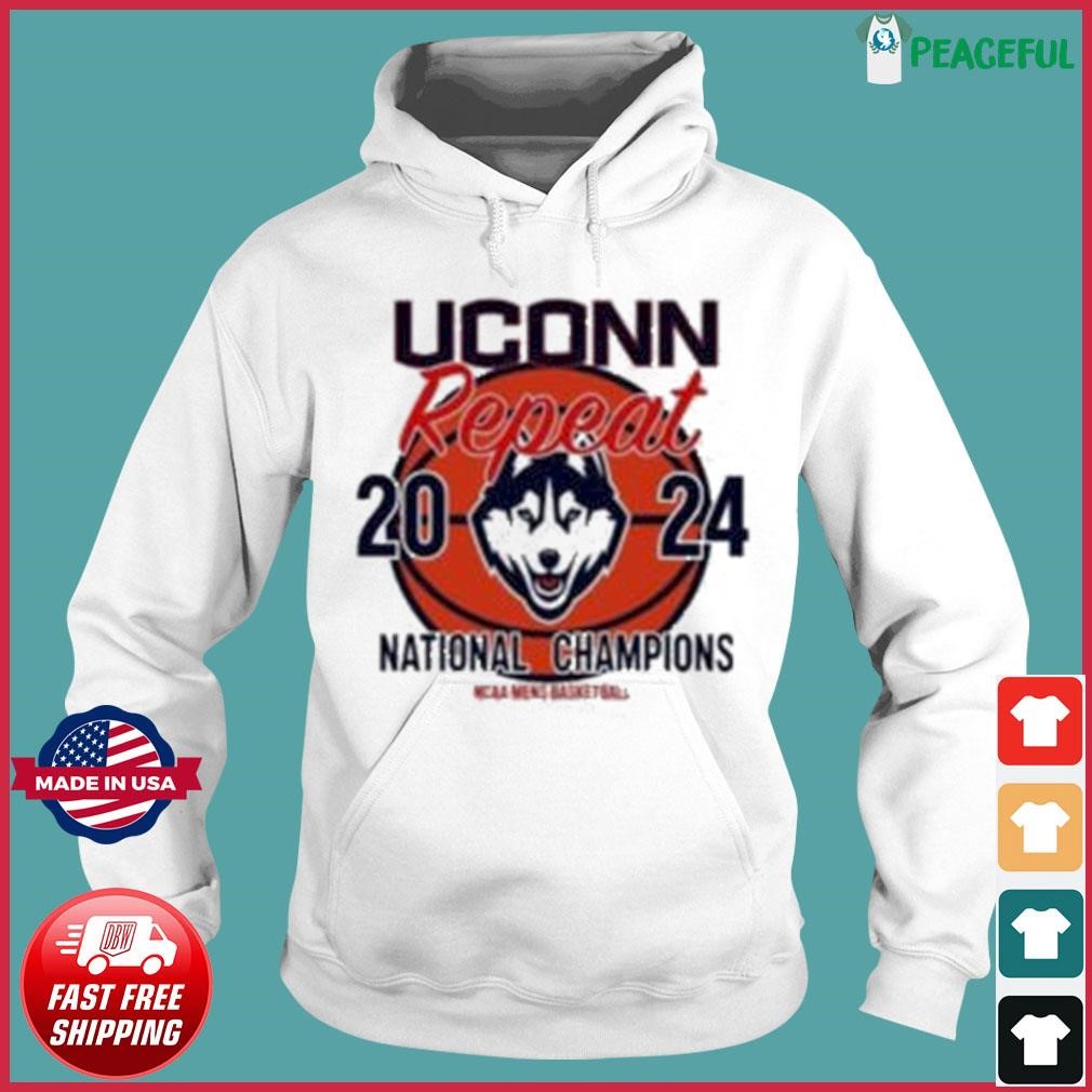 Official UConn Repeat 2024 National Champions NCAA Men’s Basketball Shirt