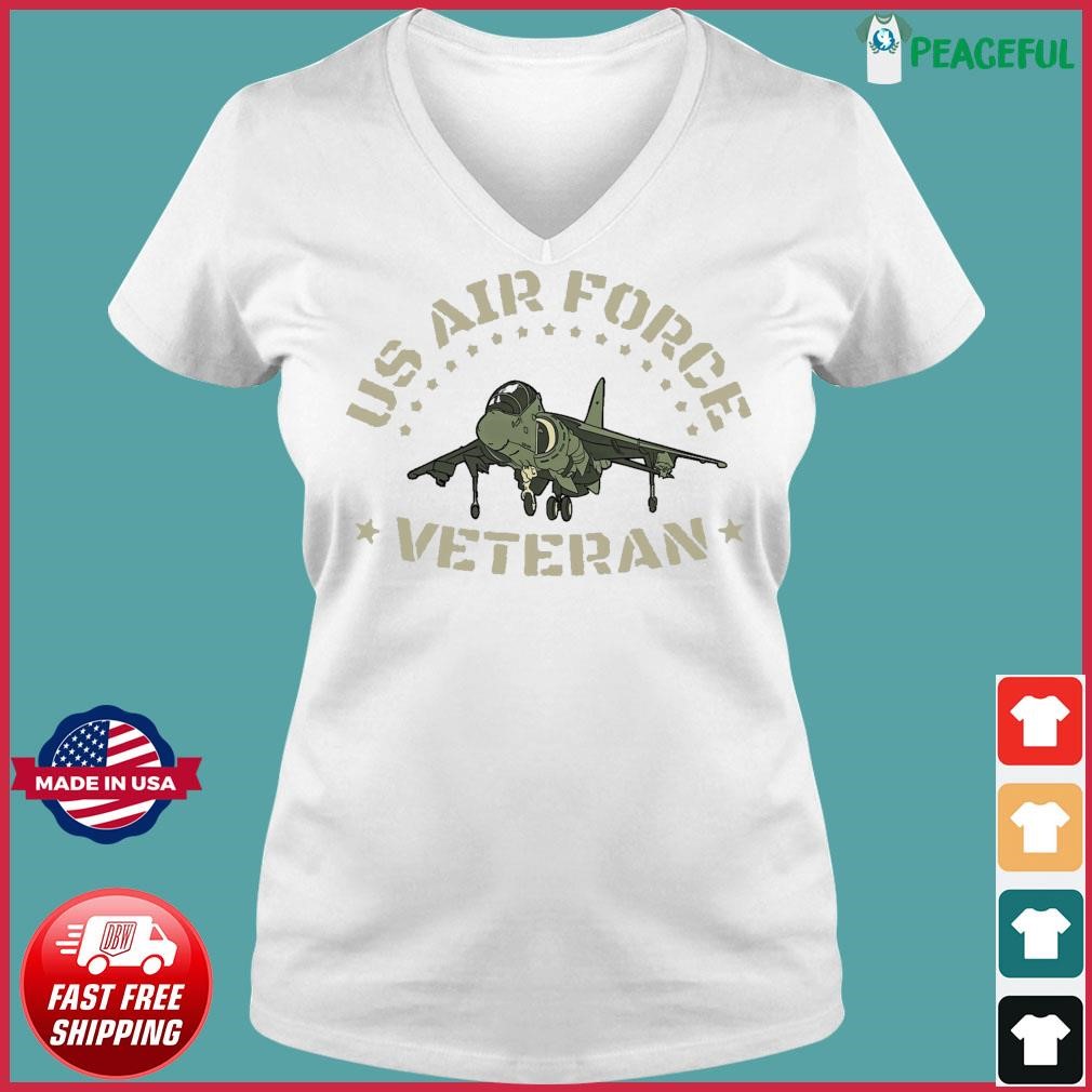 Proud Us Airforce Veteran Shirt Ladies V-neck Tee.jpg