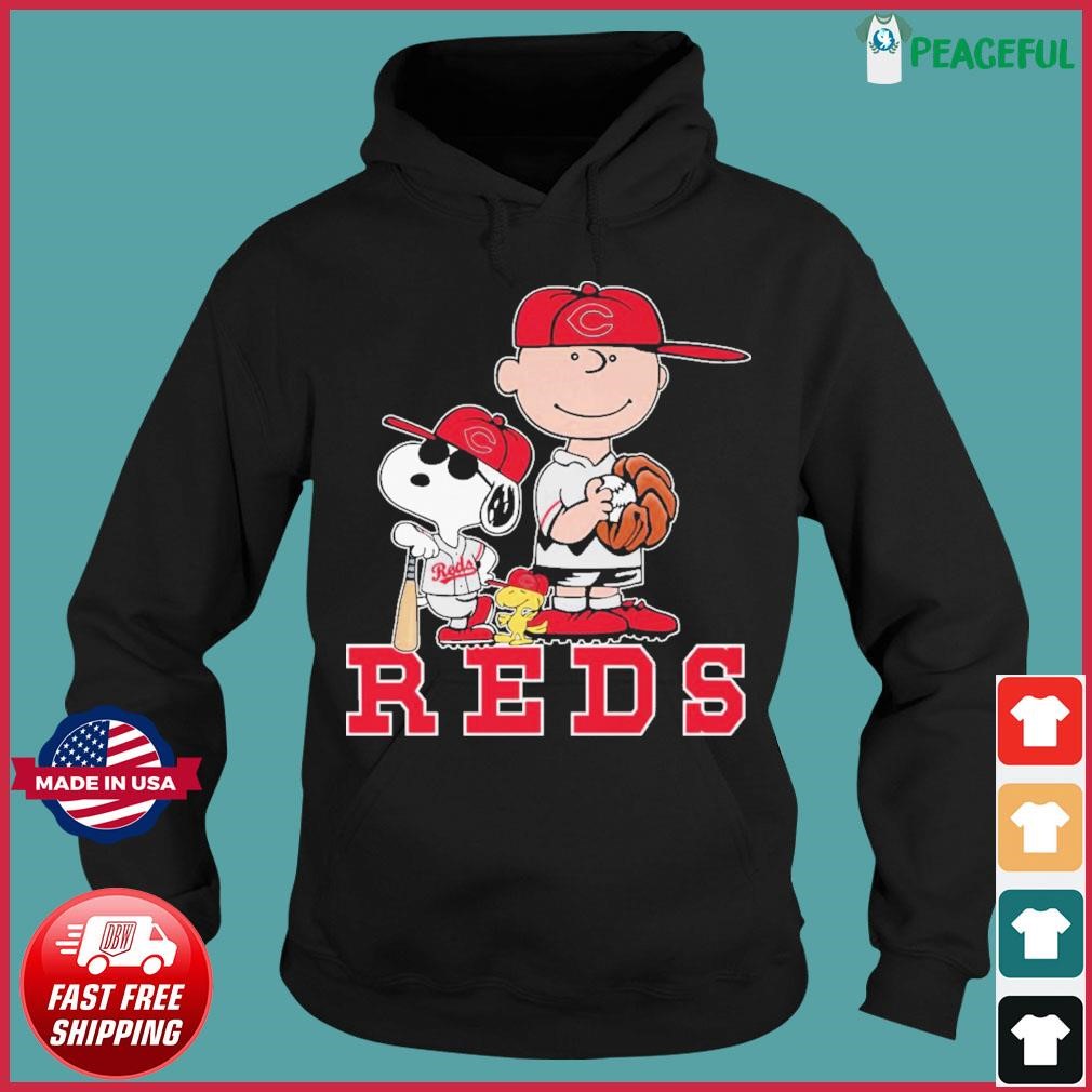 The Peanuts Movie Characters Cincinnati Reds Baseball Shirt Hoodie.jpg