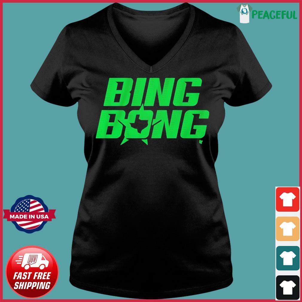 Dallas Stars Hockey Bing Bong 2024 Shirt Ladies V-neck Tee.jpg