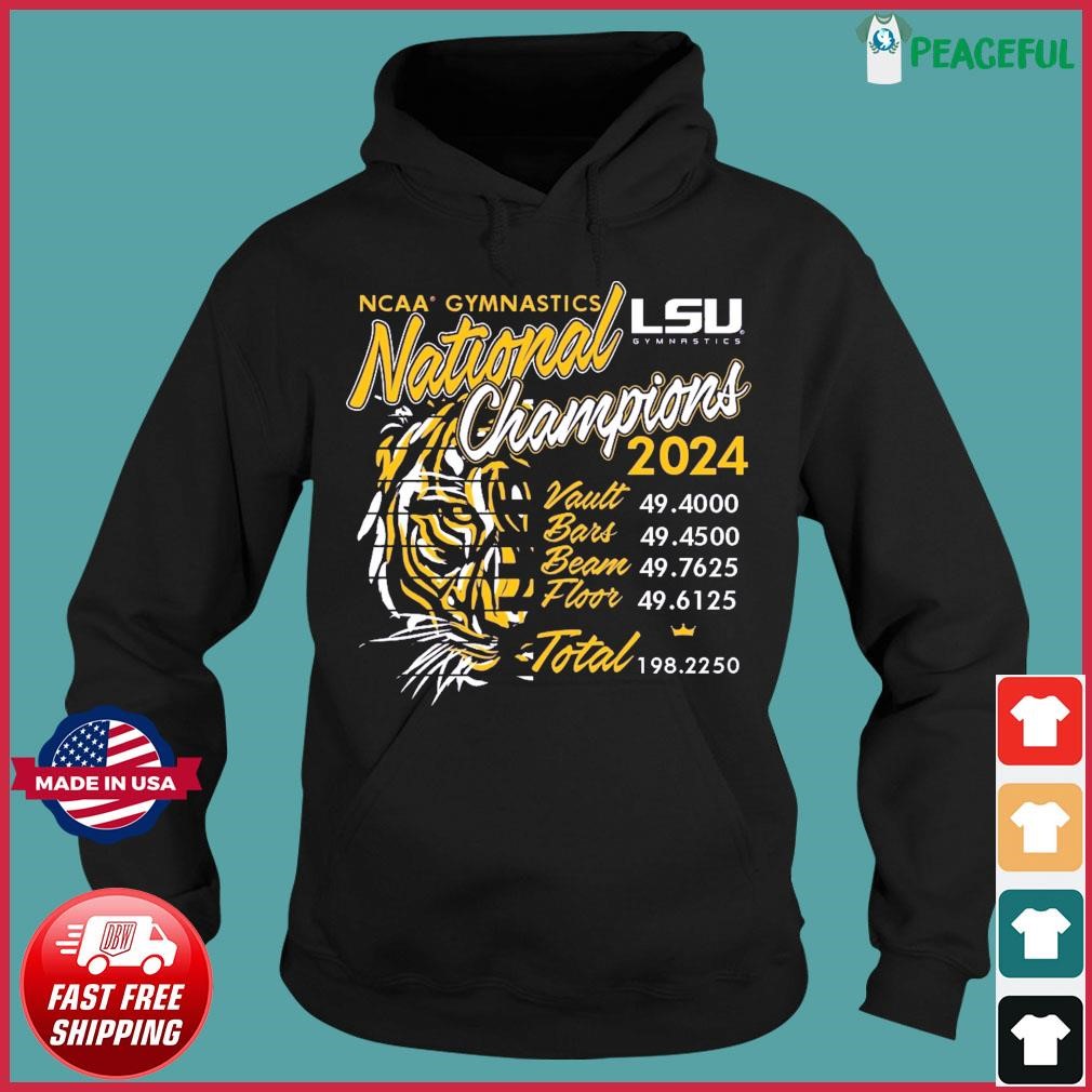 LSU Tigers 2024 Women's Gymnastics National Champions Scores Hoodie.jpg