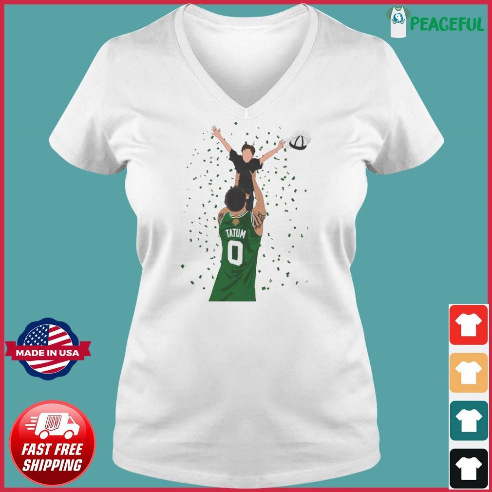 Jayson Tatum Deuce With Son Defining Moments Shirt Ladies V-neck Tee.jpg