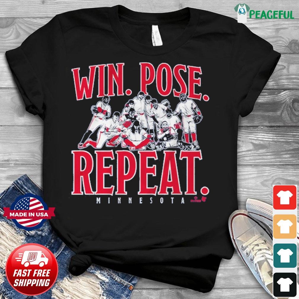 Minnesota Baseball Win. Pose. Repeat 2024 Shirt