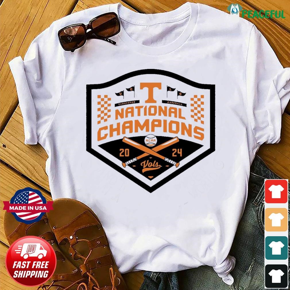Official Champs Logo Tennessee Volunteers 2024 Shirt