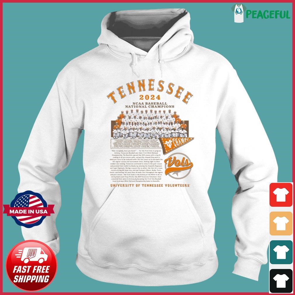 Tennessee Volunteers Team Photo 2024 Baseball National Champions Shirt Hoodie.jpg