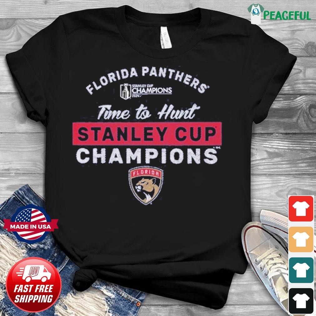 Time To Hunt Florida Panthers 2024 Stanley Cup Champions T-shirt