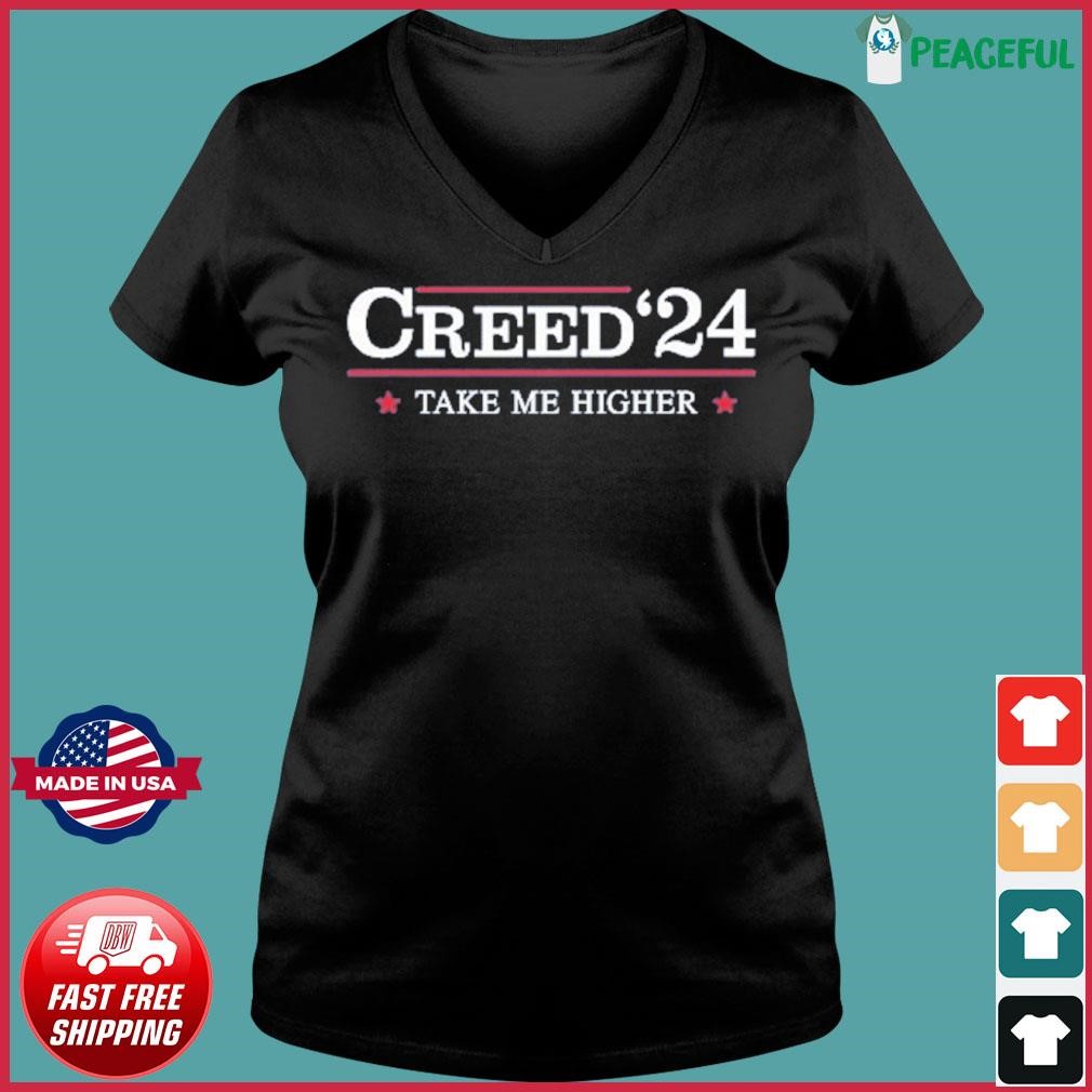 Creed 2024 Take Me Higher Shirt Ladies V-neck Tee.jpg