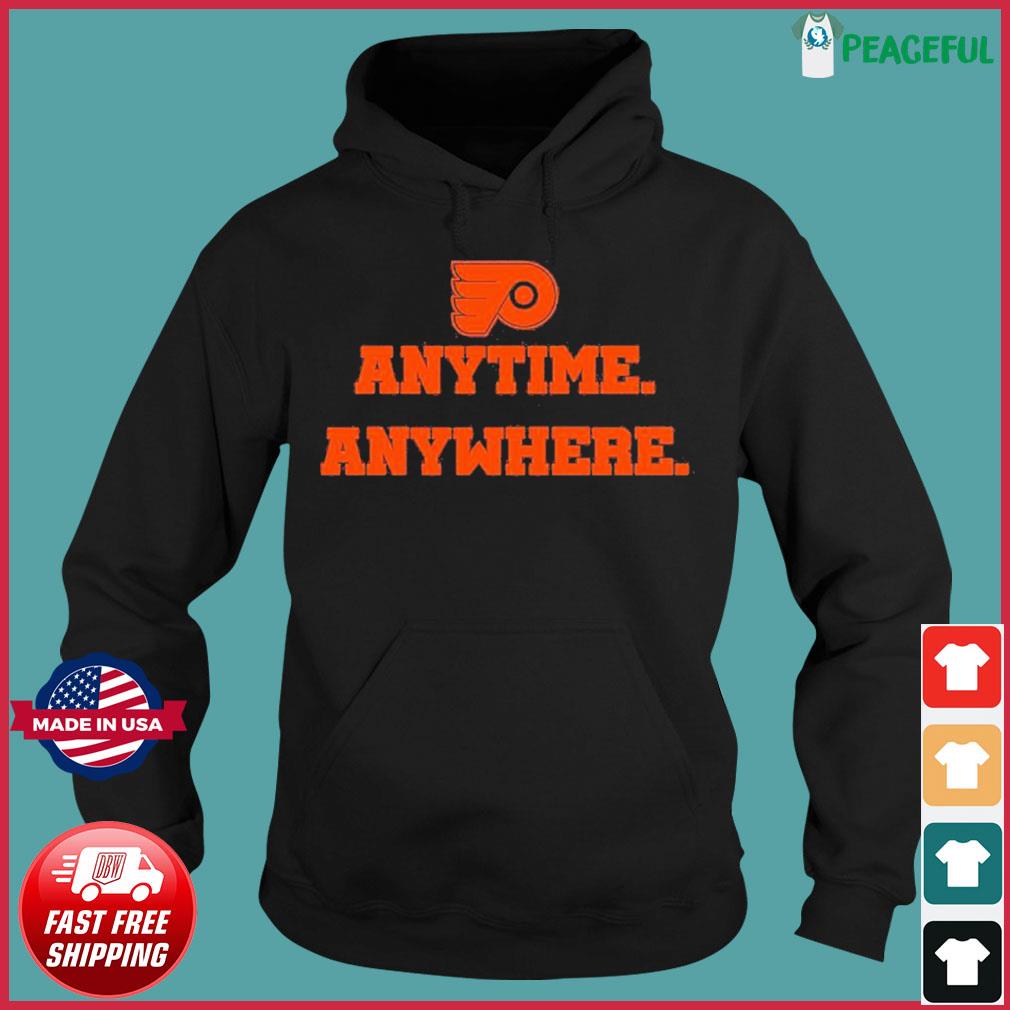 flyers anytime anywhere shirts