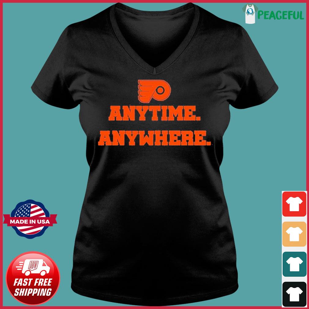 flyers anytime anywhere shirts