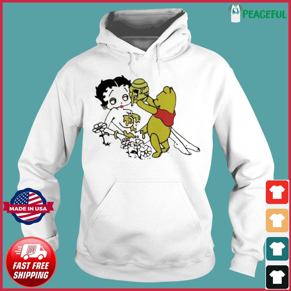 Betty Boop tits Winnie the Pooh shirt, hoodie, sweater, long sleeve and  tank top