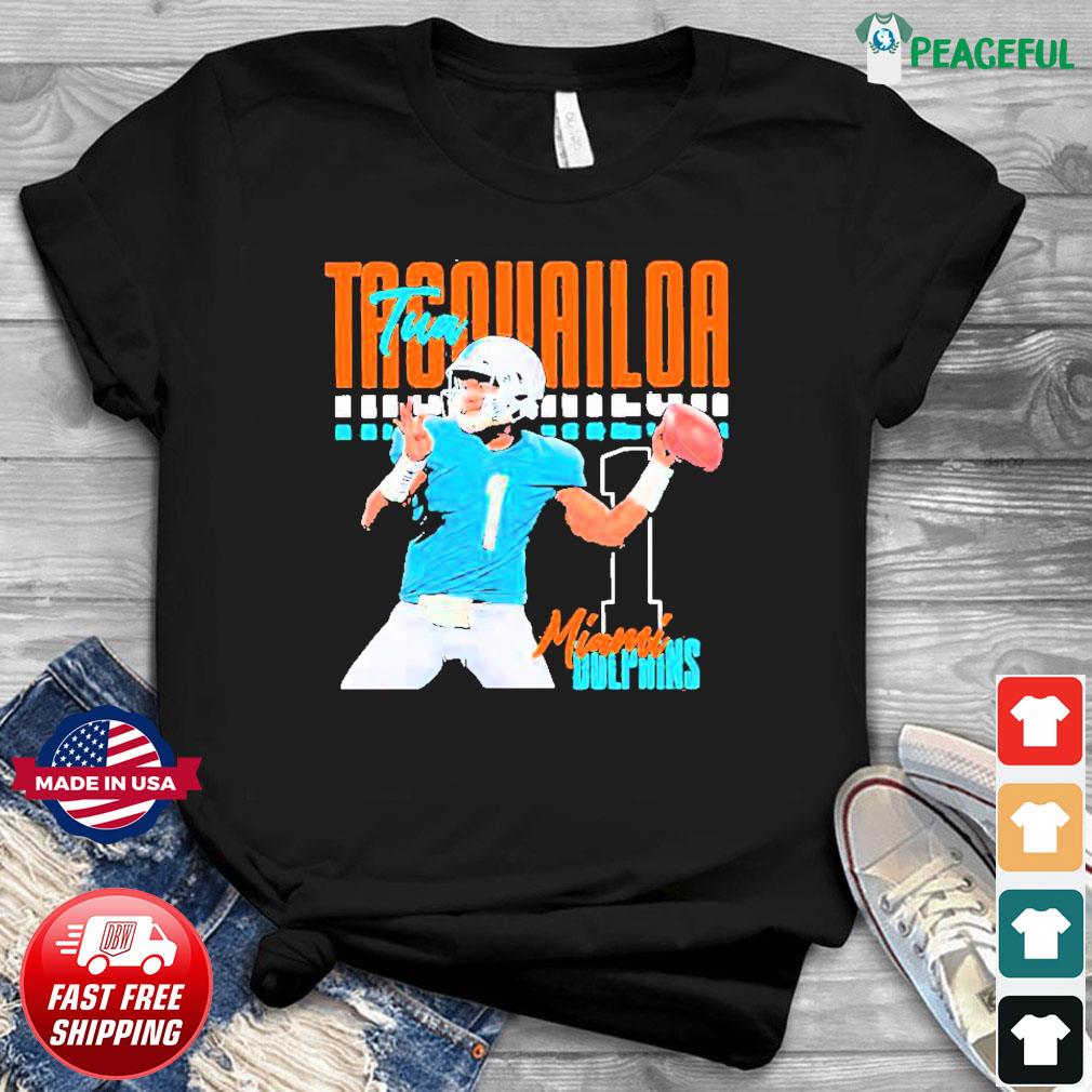 Tua Tagovailoa Shirt Sweatshirt Hoodie Long Sleeve Short Sleeve Miami  Dolphins Football Game Tshirt Bootleg Tua Tagovailoa Stats Shirts Nfl Shirt  For Mens Womens Kids - Laughinks