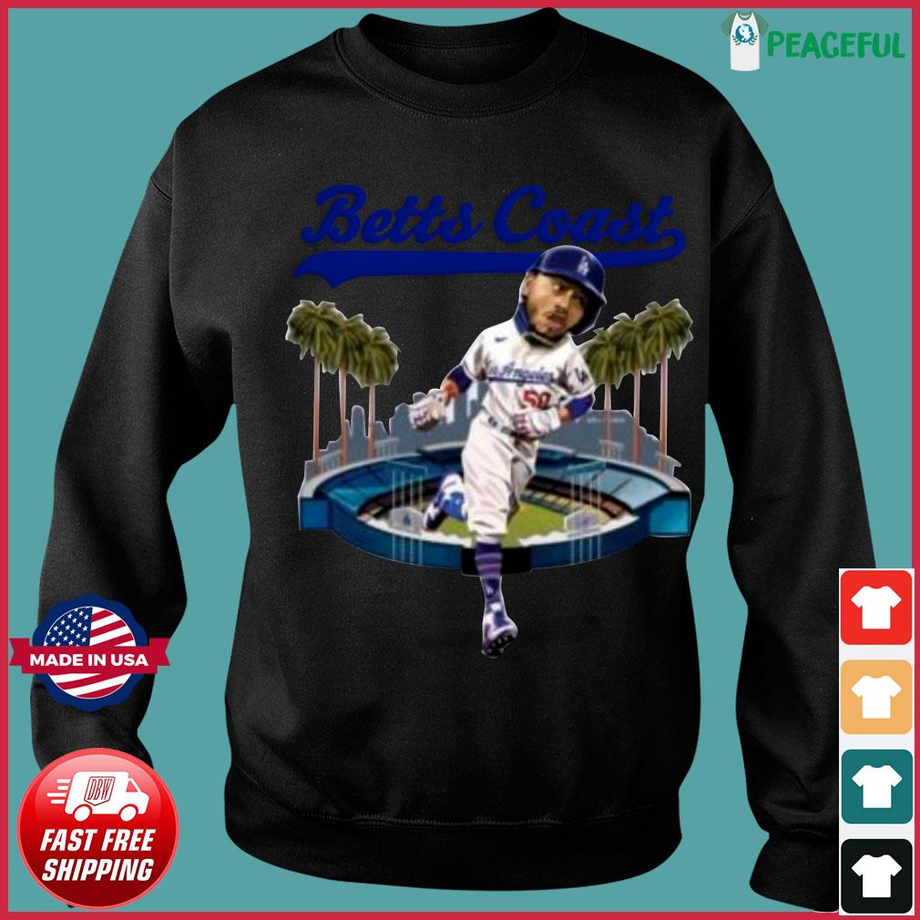 Betts Mookie, Betts Coast Los Angeles Dodger White T-shirt, hoodie,  sweater, long sleeve and tank top