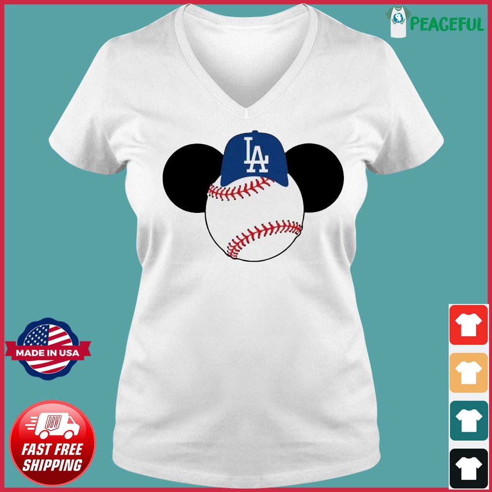 Shirts & Tops, Kids La Dodgers Baseball Mickey Disney Shirt
