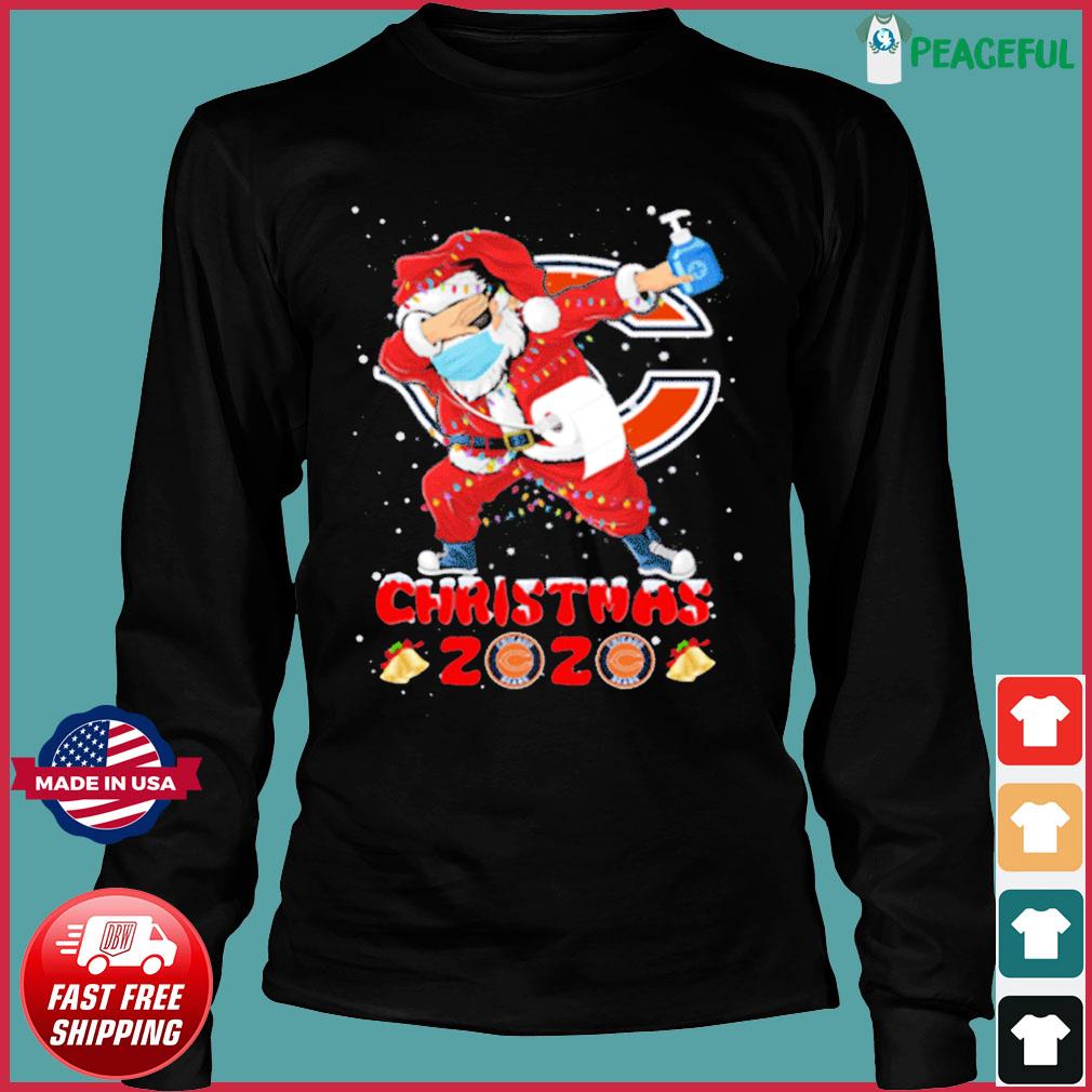 Chicago Bears Funny Santa Claus Dabbing Christmas 2020 NFL Shirt, hoodie,  tank top, sweater and long sleeve t-shirt