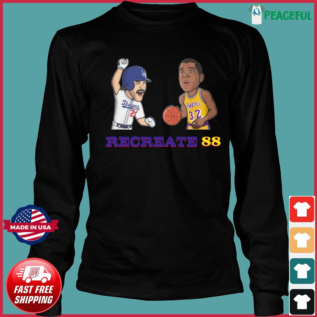Los Angeles Dodgers and Los Angeles Lakers recreate 88 shirt