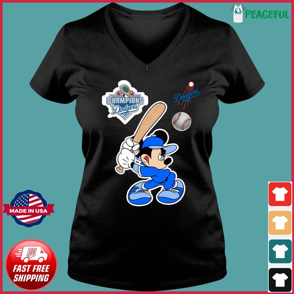 Original Mickey Mouse Los Angeles Dodgers Champions 2020 World Series Tee T- shirt,Sweater, Hoodie, And Long Sleeved, Ladies, Tank Top
