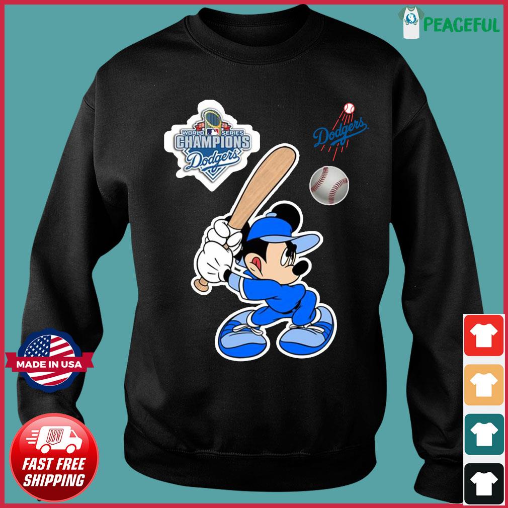 Mickey mouse Los Angeles Dodgers Champions 2020 world series shirt -  T-Shirt AT Fashion LLC