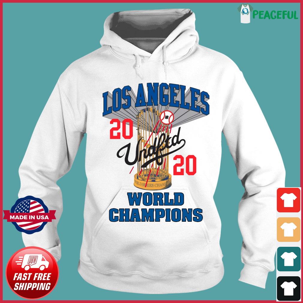 MLB Los Angeles Dodgers Undefeated 2020 world championship Dodgers National  League Champions 2020 Blue Shirt, hoodie, sweater, long sleeve and tank top