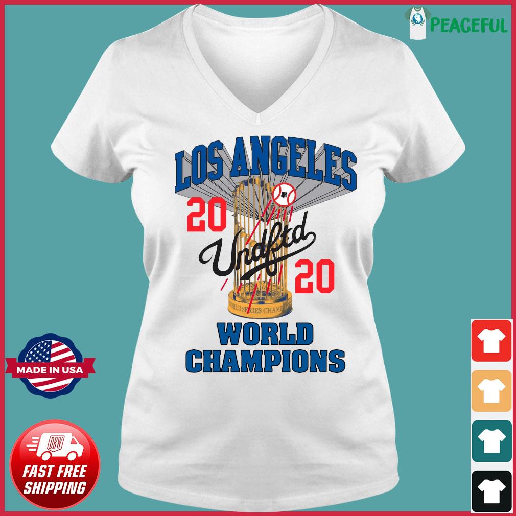 Los Angeles Dodgers Undefeated 2020 world championship Dodgers National  League Champions 2020 Blue shirt - Trend T Shirt Store Online
