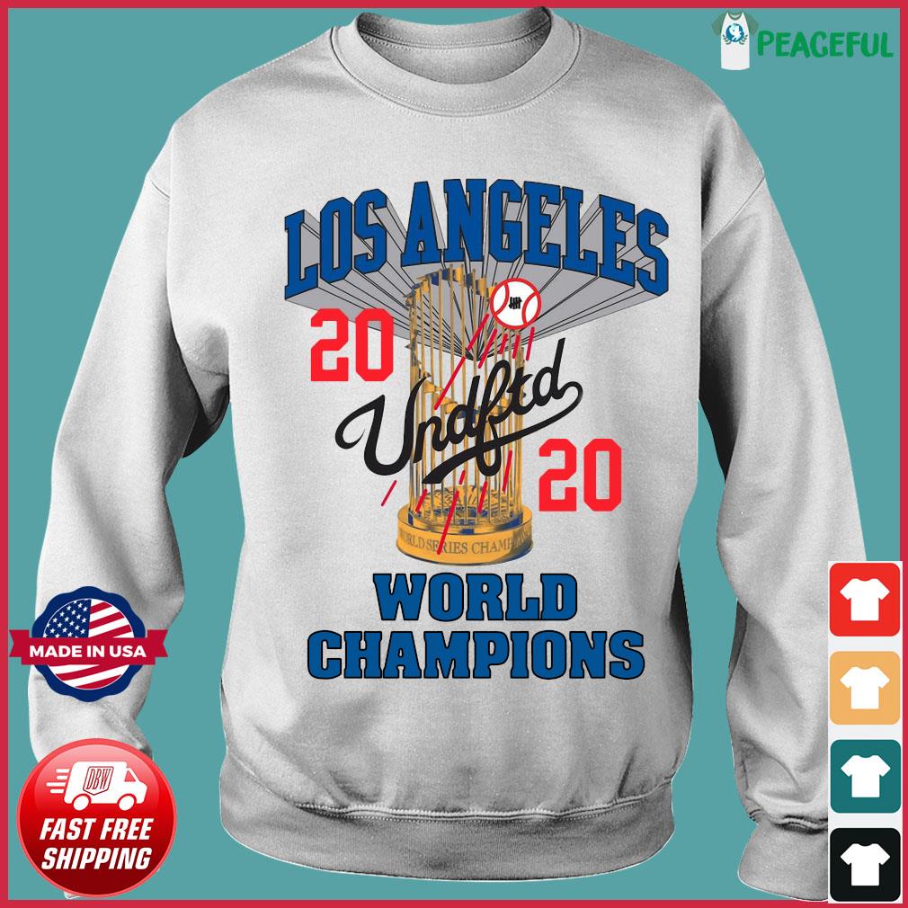 Mlb Los Angeles Dodgers Undefeated 2020 World Championship T-Shirt