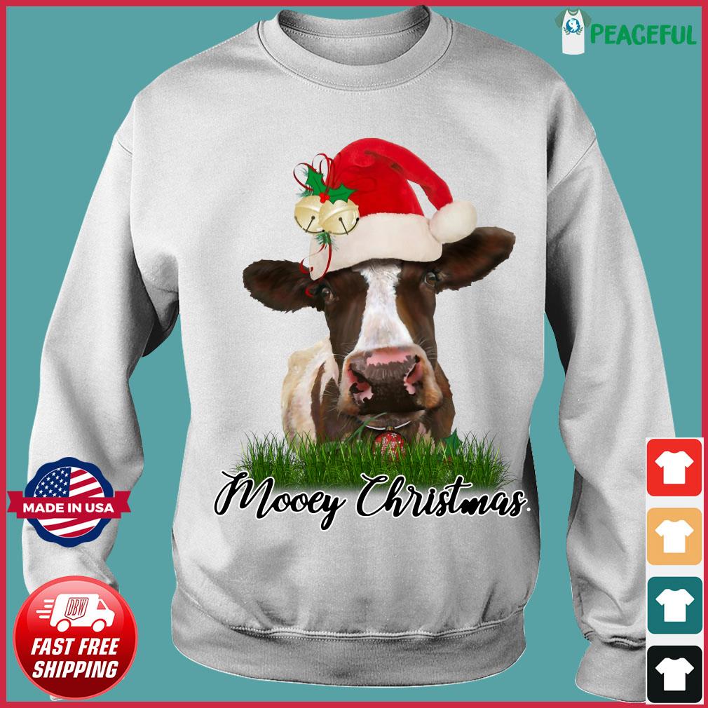 FREE shipping Mooey Christmas Cow Sweater, Unisex tee, hoodie