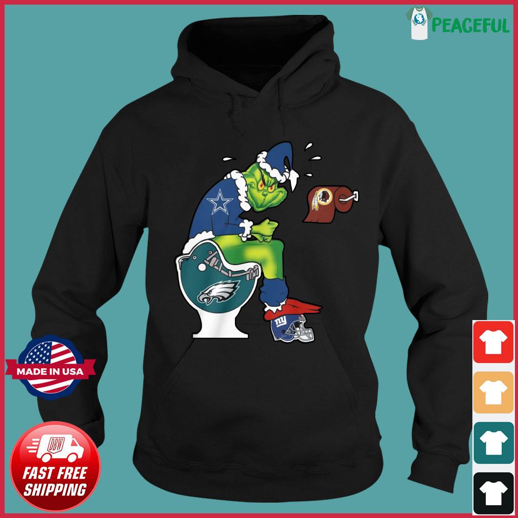 Santa Grinch Philadelphia Eagles logo Christmas Sweatshirt, hoodie,  longsleeve tee, sweater