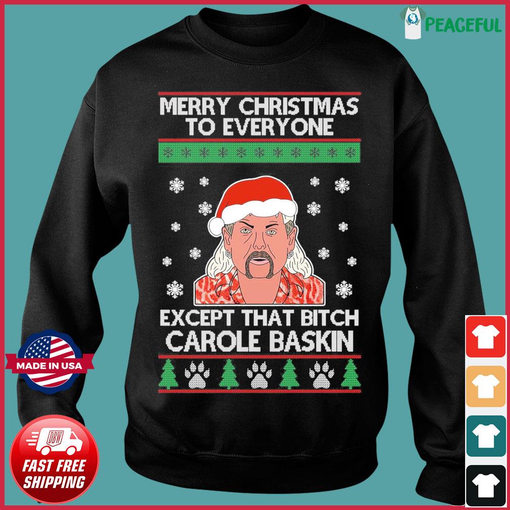 Tiger king christmas online sweater