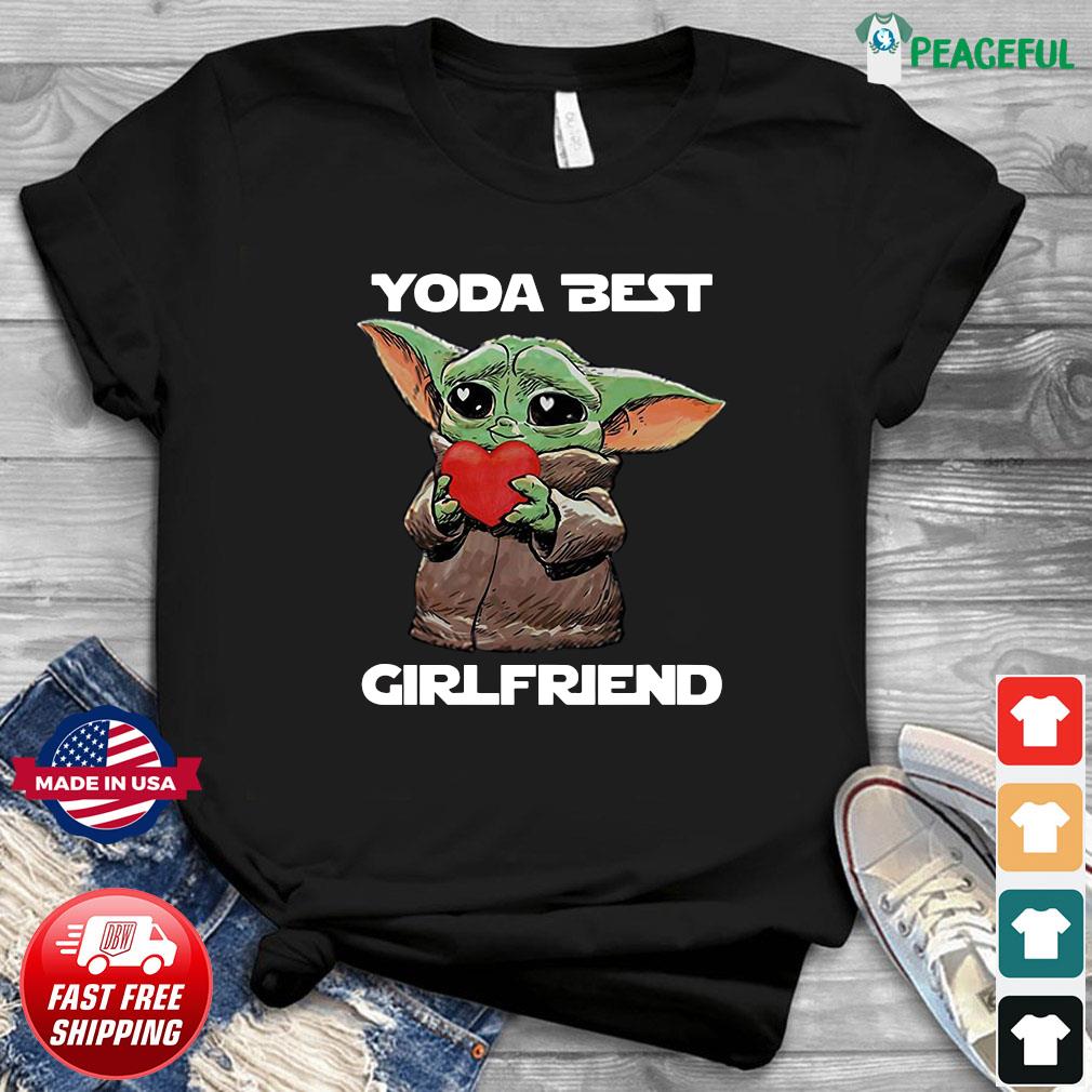 Tank Top Hoodie Valentine Long Sleeve Valentines Day T-Shirt Fatherday Baby Yoda Best Girlfriend 