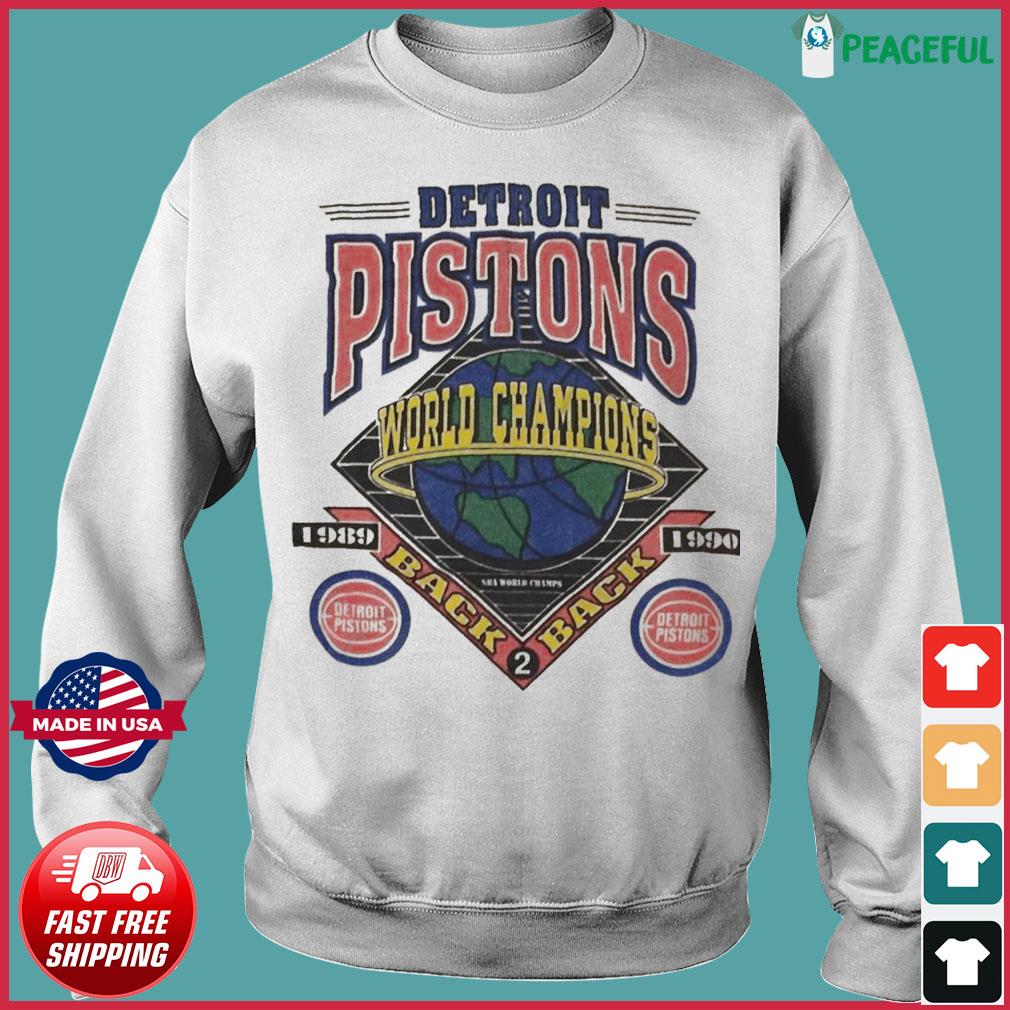 Detroit Pistons World Champions 19 1990 Back 2 Back Shirt Hoodie Sweater Long Sleeve And Tank Top
