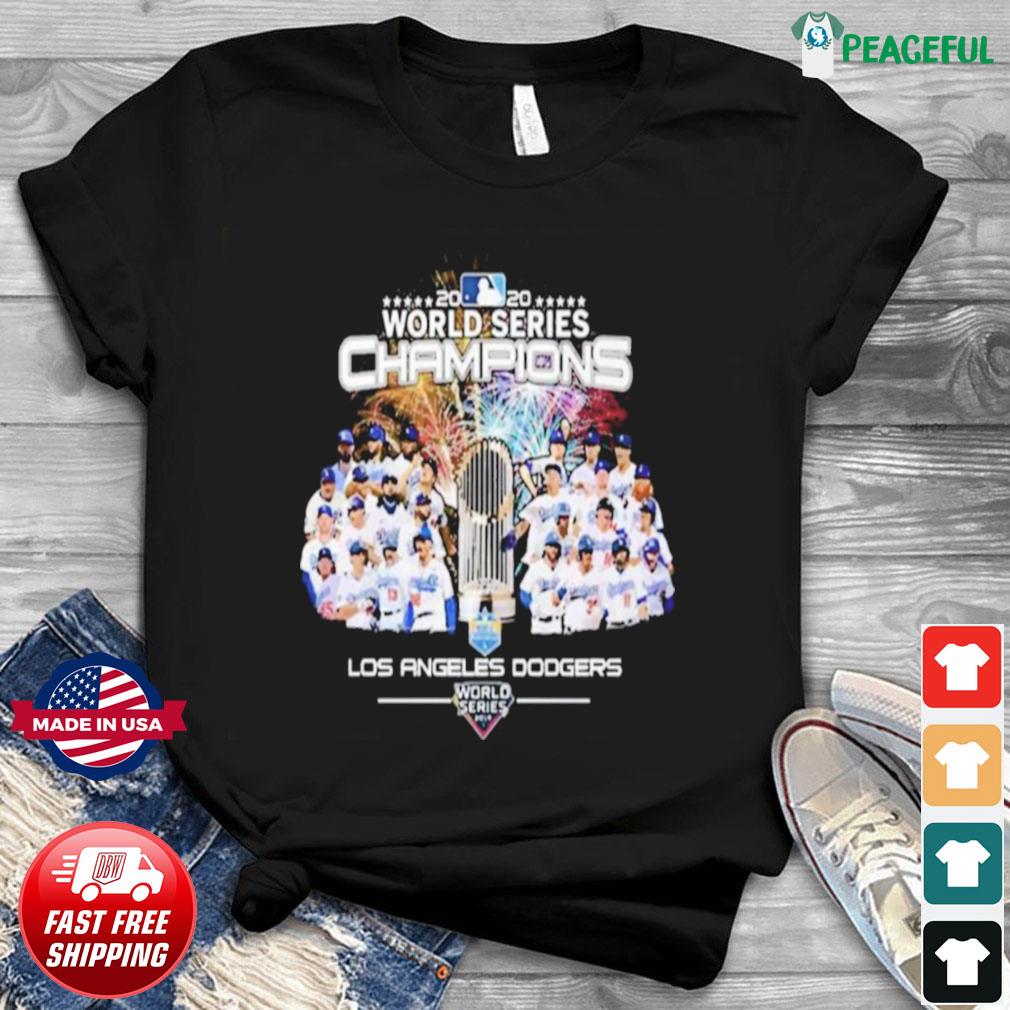 Los Angeles Dodgers happy 2020 world series champion shirt, hoodie,  sweater, long sleeve and tank top