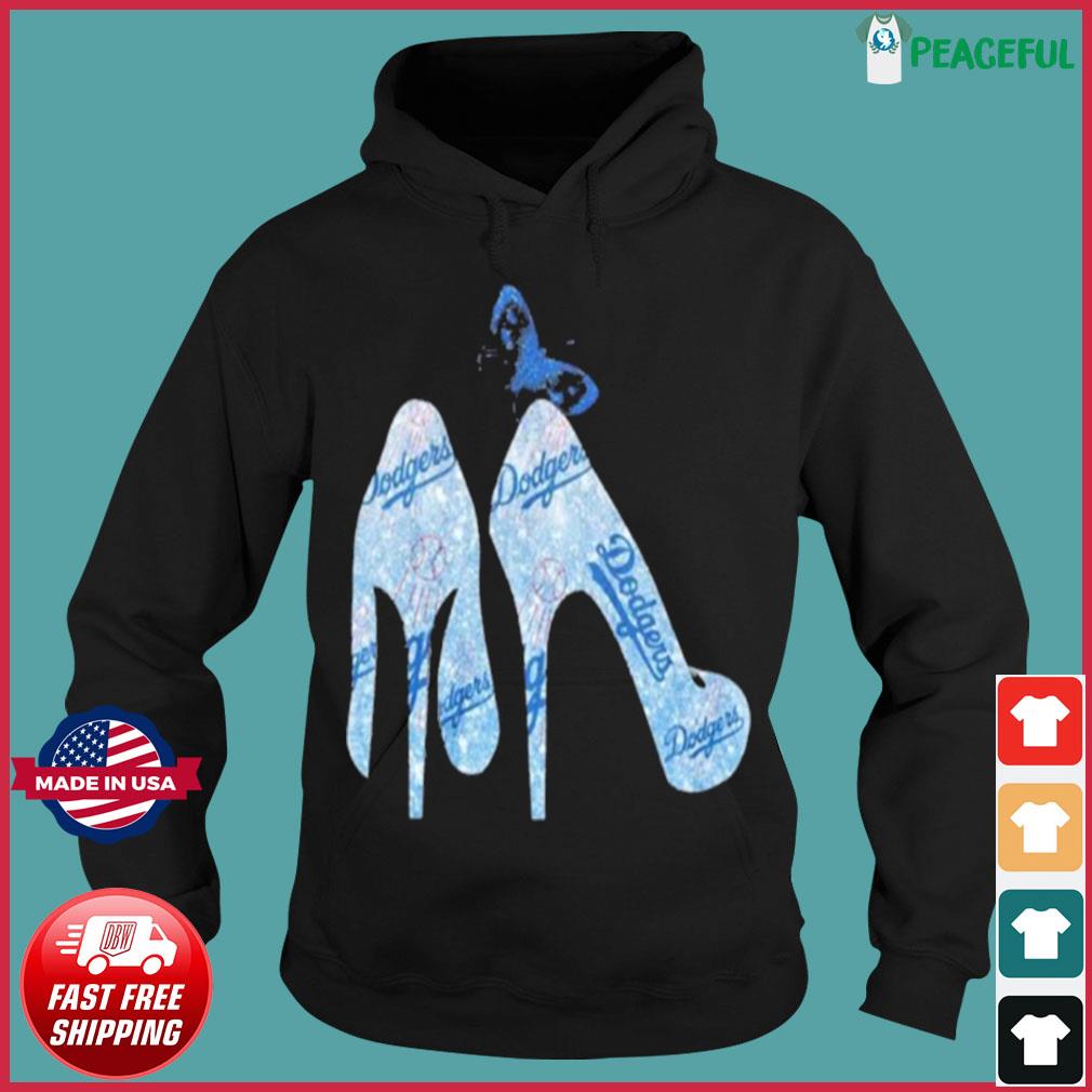 Los Angeles Dodgers high heels butterfly shirt, hoodie, sweater, long  sleeve and tank top