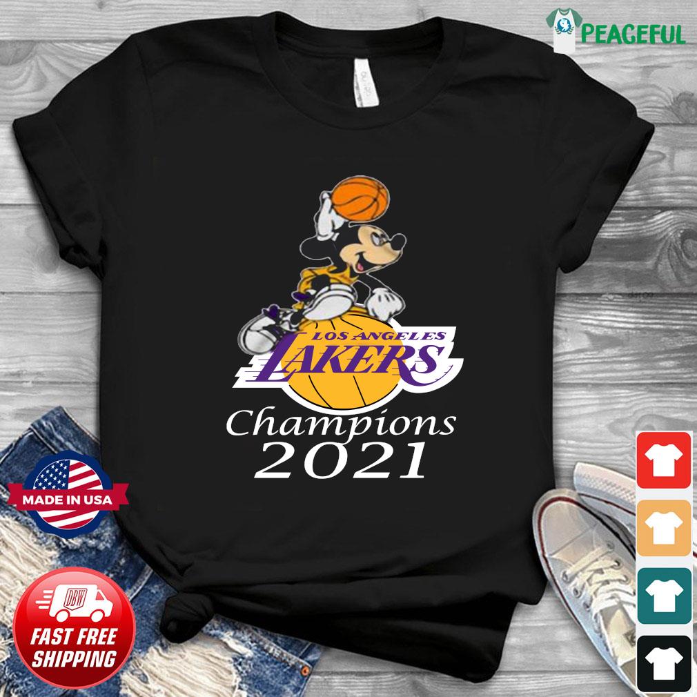 Mickey Mouse Los Angeles Lakers Champions 2020 T-Shirt, hoodie, sweater and  long sleeve